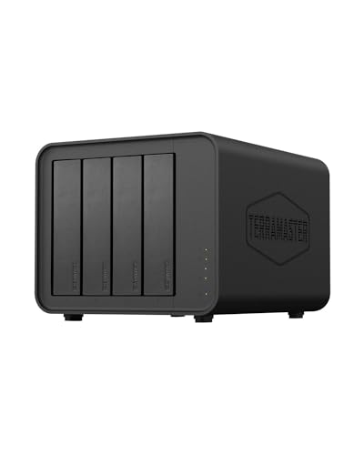 TERRAMASTER D4-320 External Hard Drive Enclosure - 4bay USB 3.2 Gen2 10Gbps Type-C USB Storage Hot Swappable Plug and Play (Diskless) - Image 1