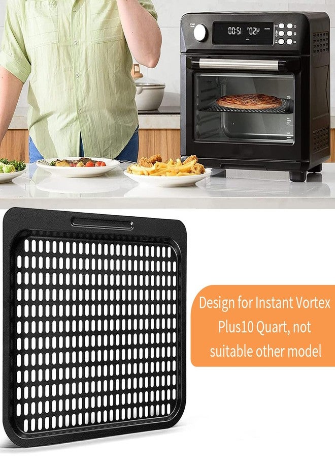 GXF Air Fryer Cooking Tray Replacement, 10 QT Mesh Cooking Rack Air Fryer Accessories for Instant Vortex Plus10 Quart Air Fryer Oven, Dishwasher Safe - Image 3