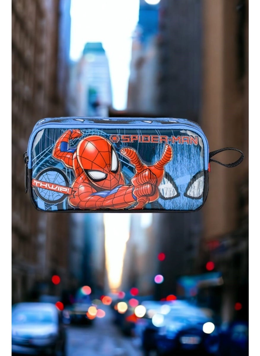 SPIDERMAN Pencil Bag Salto Tech and Water Bottle  - Image 2
