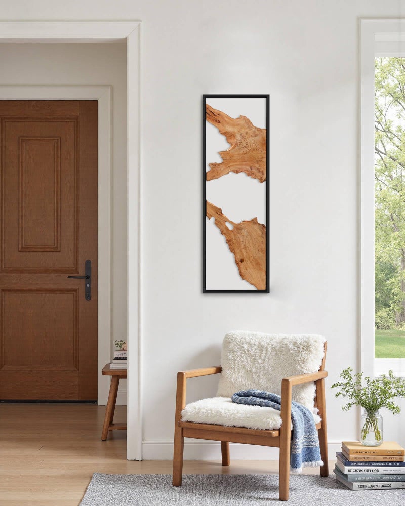 NAHARO 36''Ã—12''Rustic Wood Wall Artâ€“Handcrafted Natural Wood Decor, One-of-a-Kind Design for Living Room, Bedroom, Statement Display or Office - Image 4