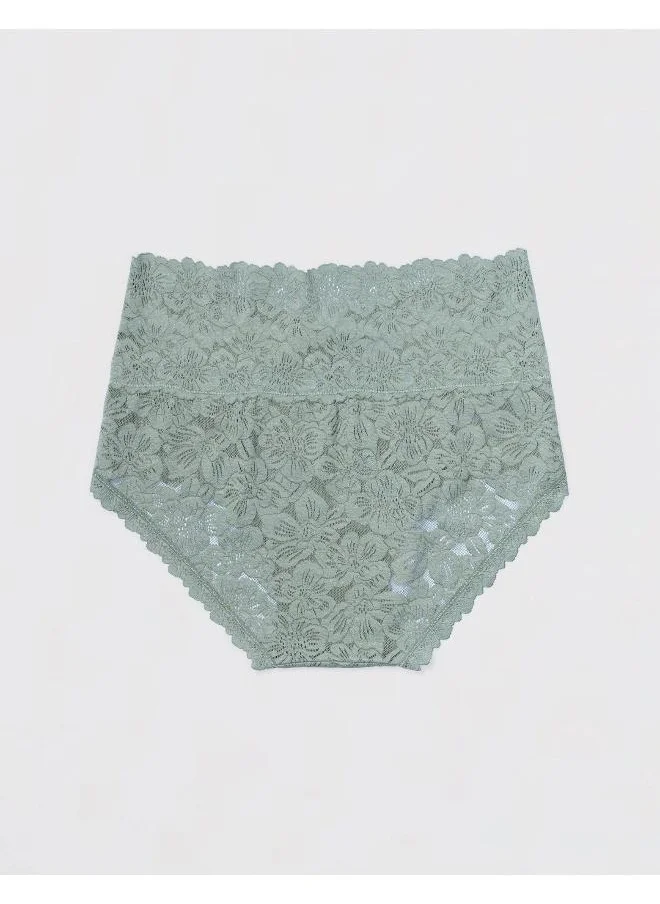 Aerie Show Off Rosey Lace Boybrief Underwear