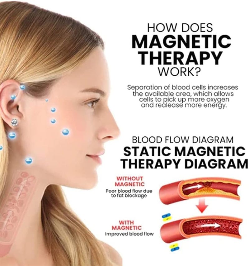 cheekyglo Metiz Lymphvity Magnetherapy Earrings, Kyana Lympha Circurl Magnetic Ear Ornament, Non Piercing Acupressure Magnetic Lymph Earrings - Image 2