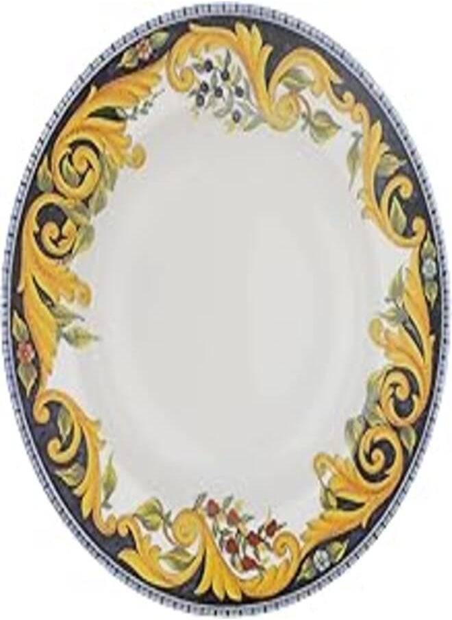 Saturnia Saturnia porcelain soup plate 23 cm - tuscany 