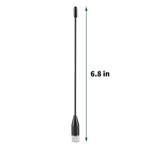 eifagur Omnidirectional Whip Replacement Antenna for Shure UR1/UR1M Bodypack Transmitters, UR5 Portable Receiver, P9R/P9RA/P10R Bodypack Receivers, 470 to 530Mhz, Eifagur - Image 2