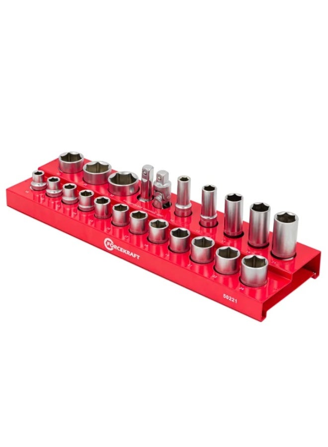 FORCEKRAFT socket set 22pcs CRV - Image 2