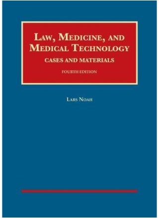 Law, Medicine, and Medical Technology, Cases and Materials - pzsku/ZC696E0C71E237AD57315Z/45/_/1727803962/e35450c7-d091-477e-b9f9-1dc5d95a7175