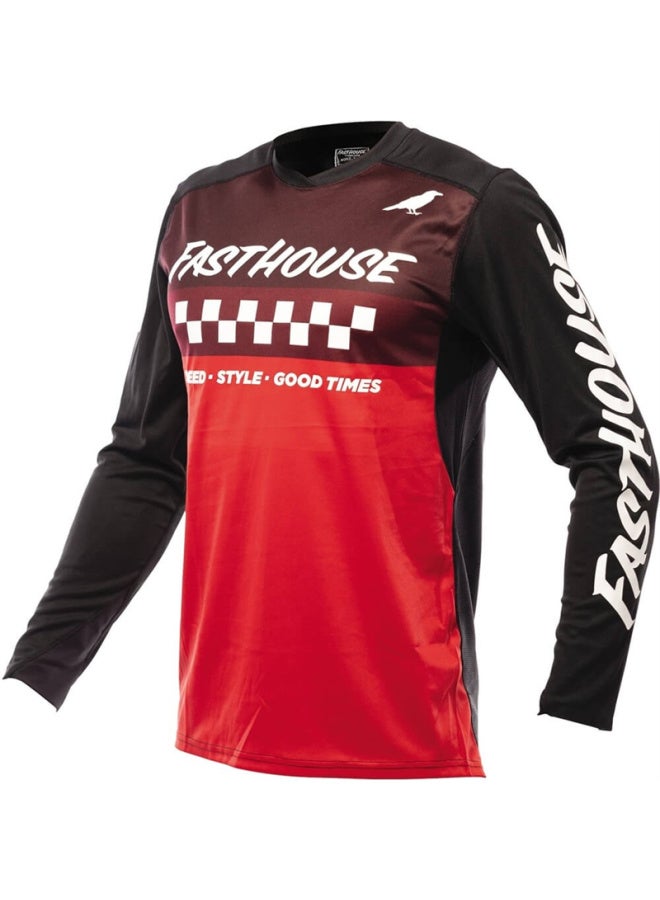 Fasthouse New Long-sleeved Breathable Downhill Clothing Off-road Motorcycle Clothing Motorcycle Clothing Cycling Clothing Quick-drying T-shirt For Men