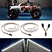 elechawk LED Light Strip for RC Fixed Wing Airplane Flying Wing Plane AR Wing Drone Model Car Truck White - Image 3