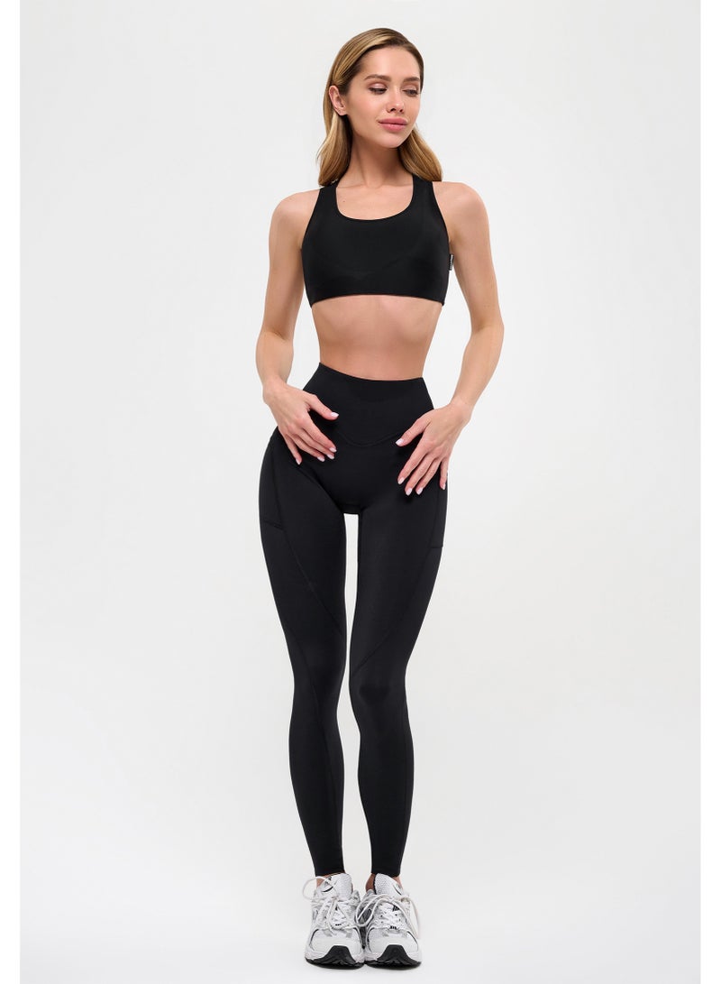 Bona Fide Bona Fide Premium Quality Leggings for Women with Unique Design and Push Up - High Waisted Tummy Control Legging  - Image 4