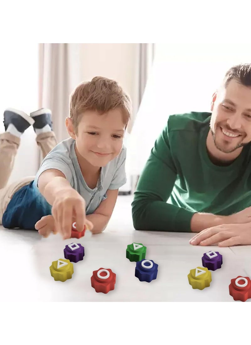 RATSAW - Gonggi Korean Game, Gonggi Traditional Korean Game Game, Stone Catching Game, Gonggi Jack Stone Pebbles Set, Stone Catching Game Board Game Squid Game Season 2 Edition Korean Traditional Play Game 5Pcs Jack Stone Pebbles Squid Game Edition Gong-Gi - Image 1