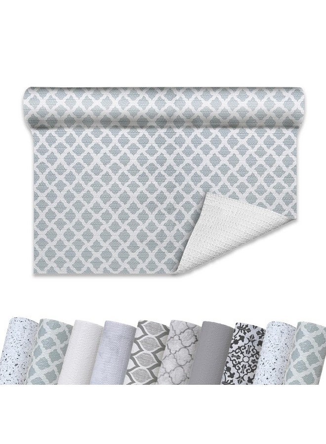 Con-Tact Brand Grip Prints Non-Adhesive Non-Slip Counter Top, Drawer/Shelf Liner, 12" x 20', Talisman Glacier Gray - Image 1
