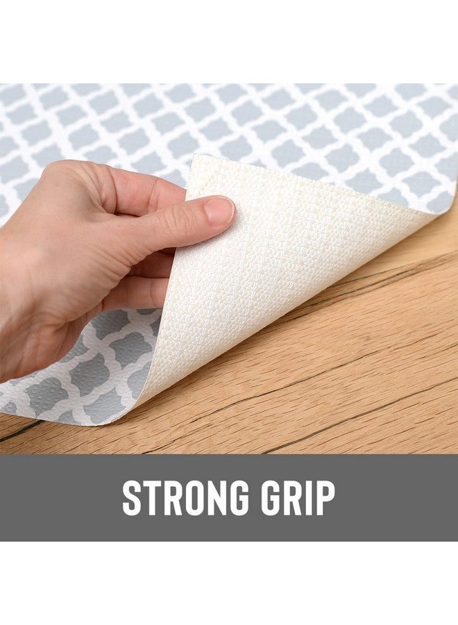 Con-Tact Brand Grip Prints Non-Adhesive Non-Slip Counter Top, Drawer/Shelf Liner, 12" x 20', Talisman Glacier Gray - Image 4