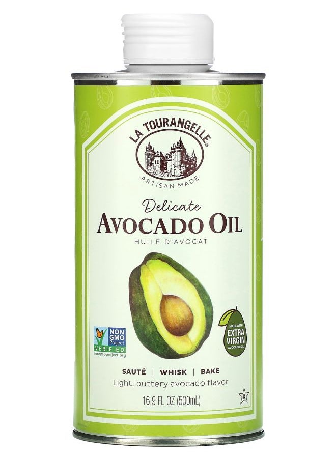 La Tourangelle - Delicate Avocado Oil 16.9 fl oz (500 ml) - Image 1
