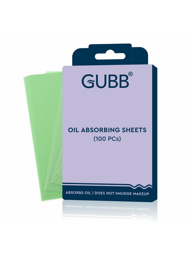 GUBB Blotting Paper For Oily Skin - 100 Oil Absorbing Sheets For Men & Women | Doesn’T Smudge Makeup - Oil Blotting Sheets For Face | Pocket-Sized Oil Blotting Papers For On-The-Go Use - Assorted - Image 1