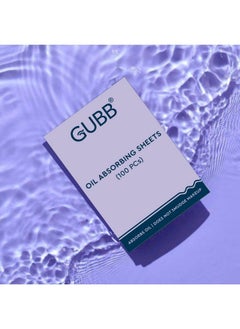 GUBB Blotting Paper For Oily Skin - 100 Oil Absorbing Sheets For Men & Women | Doesn’T Smudge Makeup - Oil Blotting Sheets For Face | Pocket-Sized Oil Blotting Papers For On-The-Go Use - Assorted  - Image 2