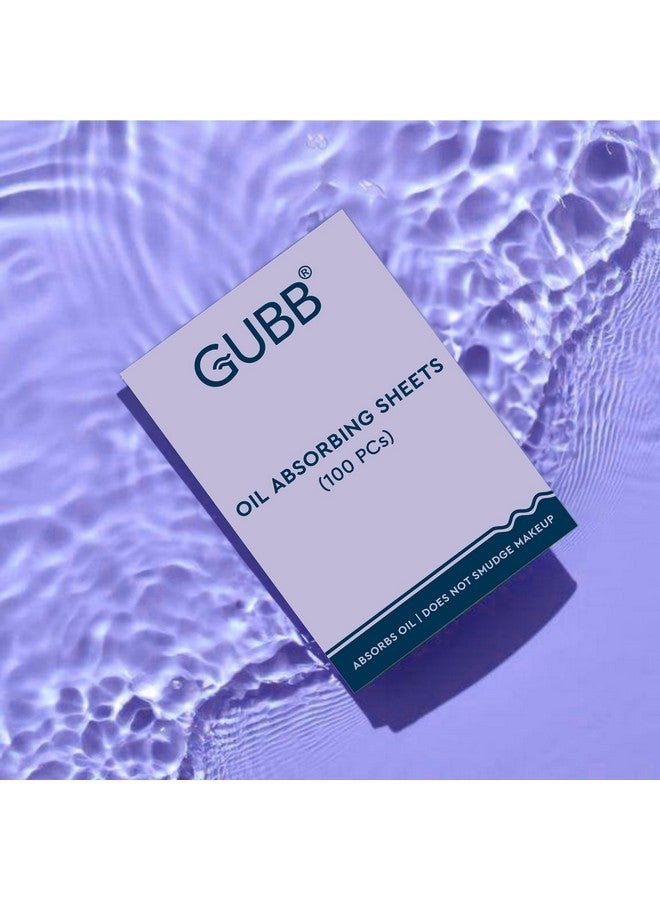 GUBB Blotting Paper For Oily Skin - 100 Oil Absorbing Sheets For Men & Women | Doesn’T Smudge Makeup - Oil Blotting Sheets For Face | Pocket-Sized Oil Blotting Papers For On-The-Go Use - Assorted - Image 2