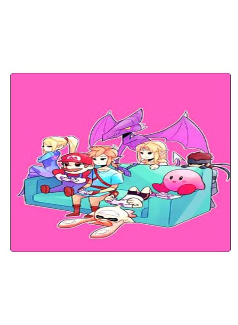 RKN Printed Anti-Slip Gaming Mouse Pad Multicolor