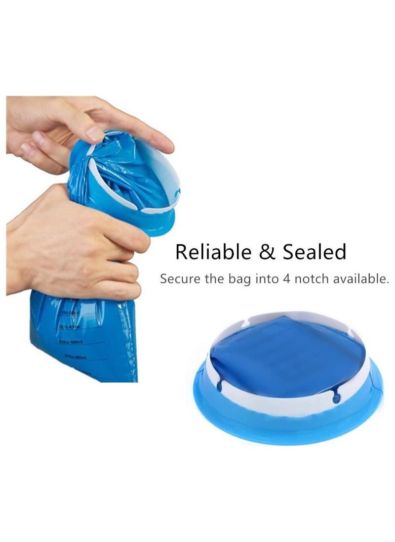 Folanry Emesis Bags 40 Pieces, Disposable Vomit Bags, Hospital Grade Nausea Bags Perfect for Morning Sickness, Kids, Pregnant Women, Taxis Drivers, Car Motion Sickness, 1000ml  - Image 2