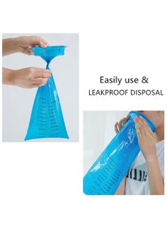 Folanry Emesis Bags 40 Pieces, Disposable Vomit Bags, Hospital Grade Nausea Bags Perfect for Morning Sickness, Kids, Pregnant Women, Taxis Drivers, Car Motion Sickness, 1000ml  - Image 3