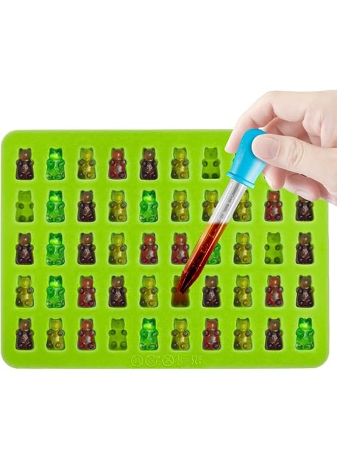 SENHAI Candy Silicone Molds & Ice Cube Trays, 3 Pack Jelly Molds, Chocolate Molds, Soap Molds - Bear - Image 5