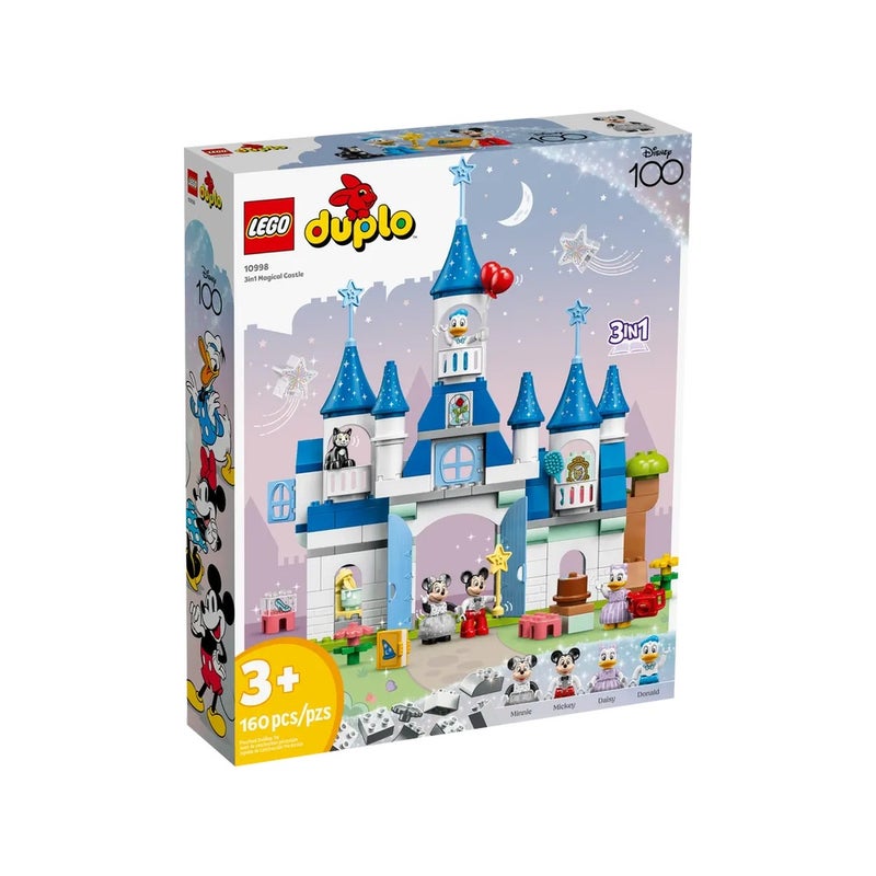 LEGO - Duplo 3 in 1 Magical Castle 160 Pieces - 10998 - Image 1