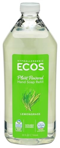 ECOS Hypoallergenic Hand Soap, Lemongrass 32 Fl Oz - Image 1