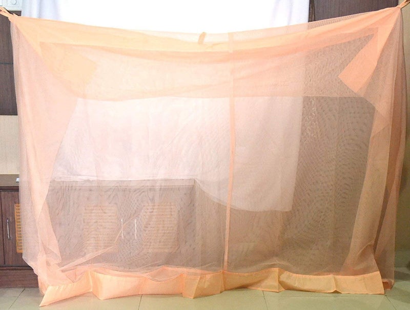 Mosquito NET for Double Bed Poly Cotton/King Size Queen Size Bed/Double Bed/machardani Protection for Baby (7x7 ft Queen Size) - Image 4