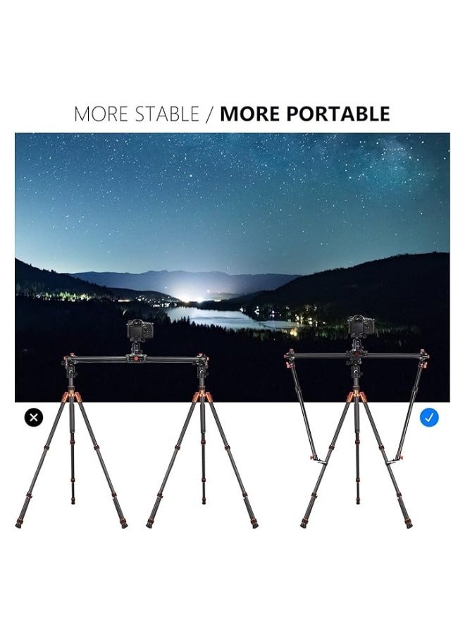 Neewer 2-Pack Aluminum Alloy Camera Slider Support Arm – Adjustable Length, 7 kg Load Capacity, Includes C-Clamps and Ball Heads black - Image 5