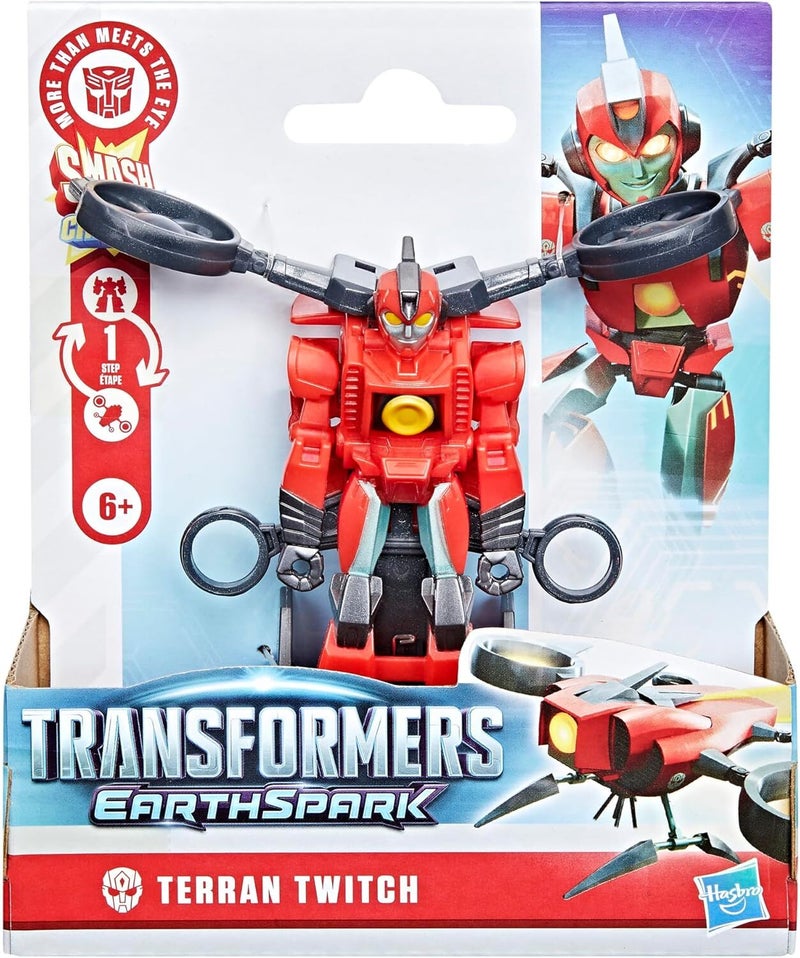 Transformers EarthSpark Terran Twitch 1-Step Smash Changer Action Figure (10 cm) - Image 1