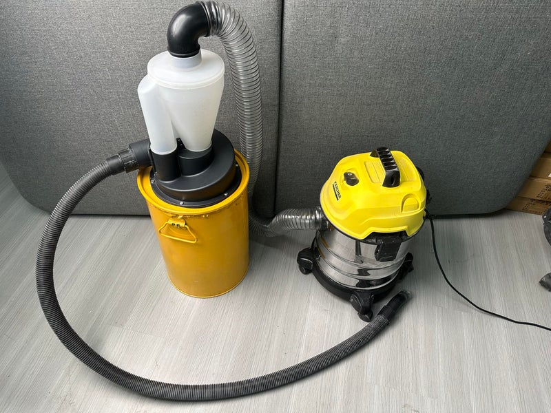 Pemedor 2.5'' New Upgrade Woodworking Double Filtration Cyclone Dust Collector DIY Turbocharged Filter Industrial Separator Collector Canister Dust Control System for Shop Vac Contractor Assistant - Image 4