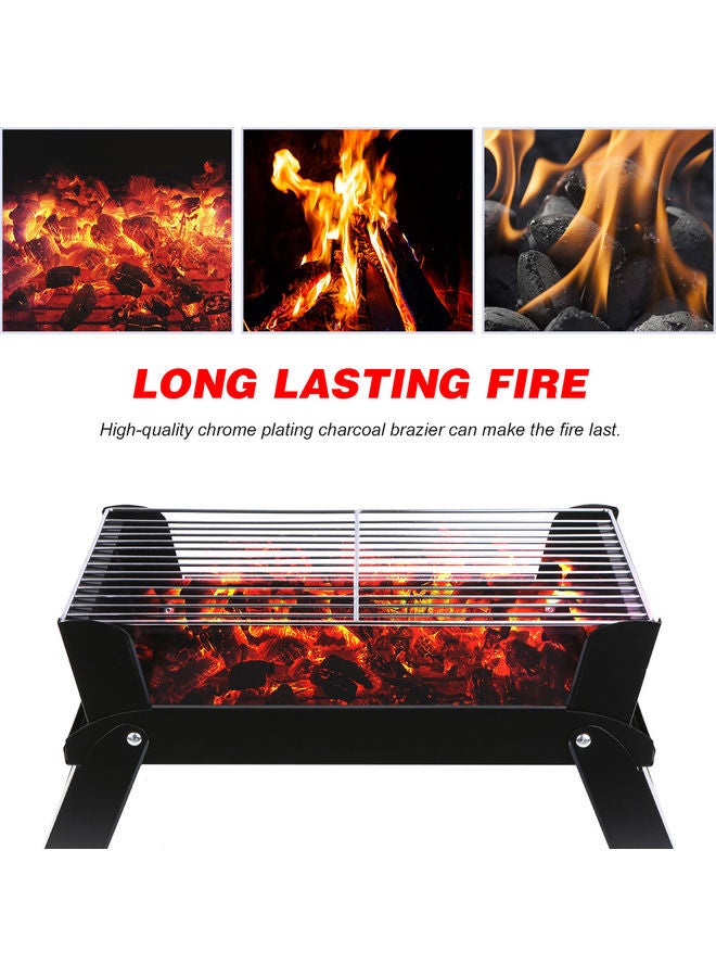 إسكدنيا شواية فحم قابلة للطي أسود - Image 4