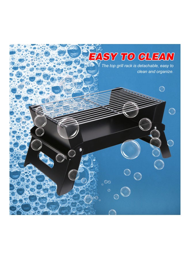 إسكدنيا شواية فحم قابلة للطي أسود - Image 2