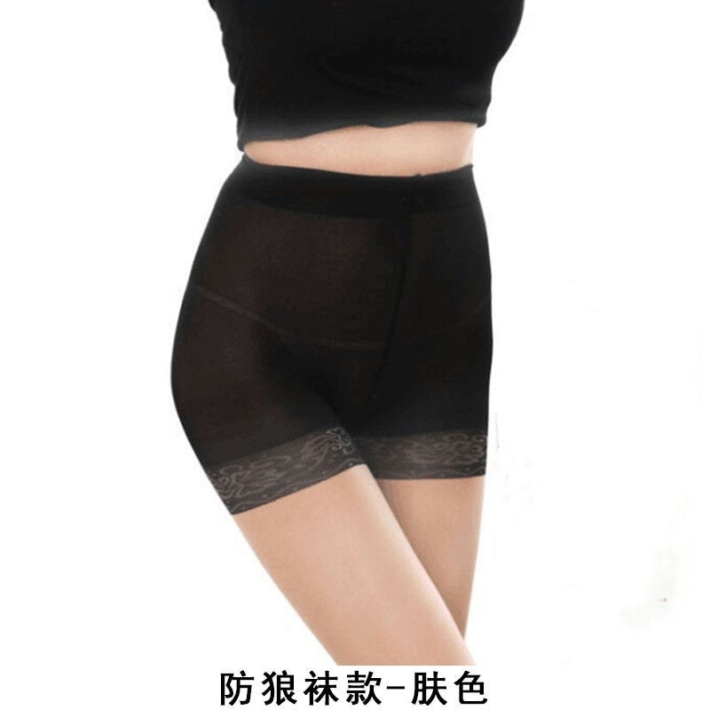Net Red Arbitrary Cut Anti-Hook Silk Pineapple Socks Women'S Thin Letters Anti-Wolf Socks Pantyhose Two-In-One Safety Pants - Image 1