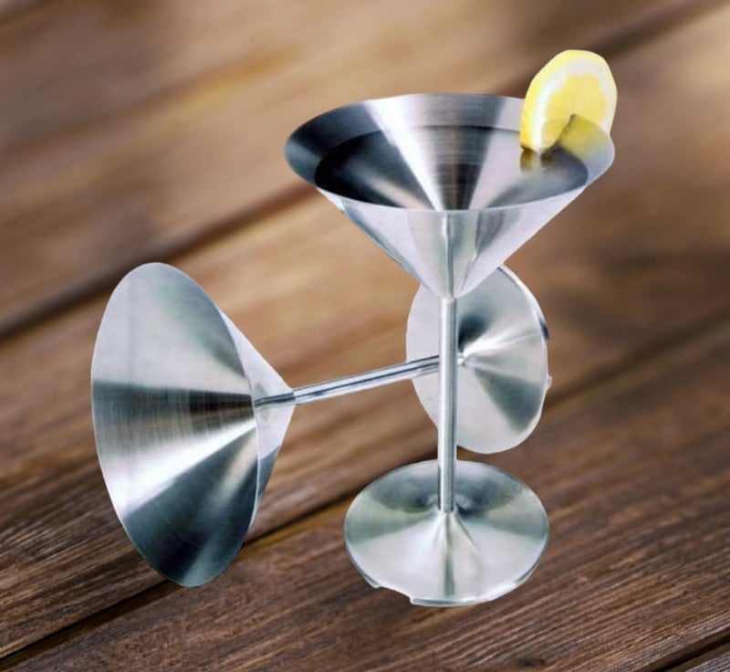 nooks Ice Bucket with Ice Scope Ice TongOpenerPeg Measure Martini glasess 2pcs Set with Cocktail Shaker 750ml Great bar Tools for Home bar Accessories Mini bar Wine Large for bar Small - Image 5
