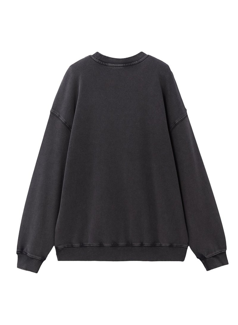 جيوردانو سويت شيرت رجالي من قماش تيري الفرنسي برقبة دائرية - Image 2