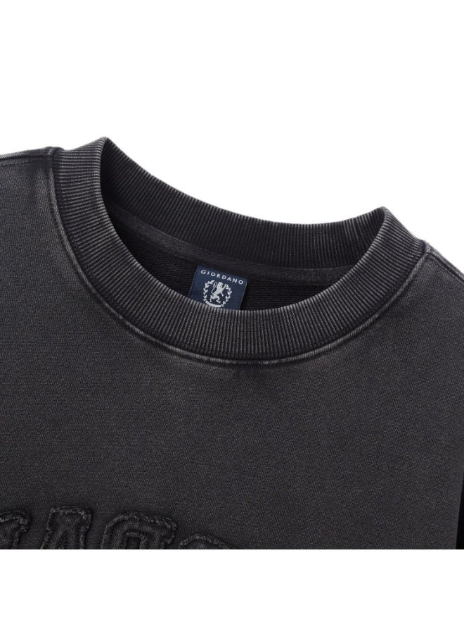 جيوردانو سويت شيرت رجالي من قماش تيري الفرنسي برقبة دائرية - Image 3