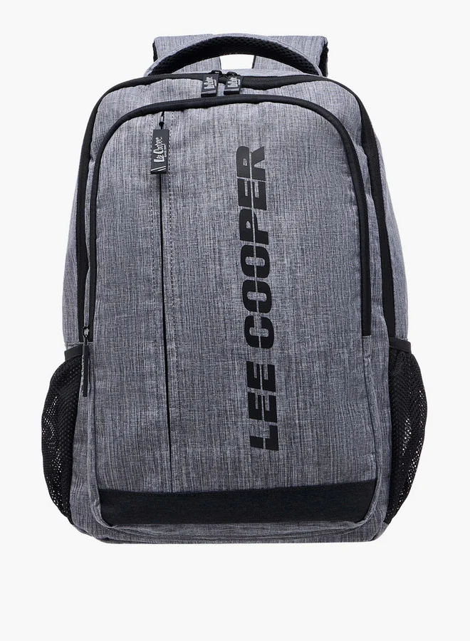 لي كوبر Boys Logo Print Backpack with Adjustable Shoulder Straps - 16x46x31 cm