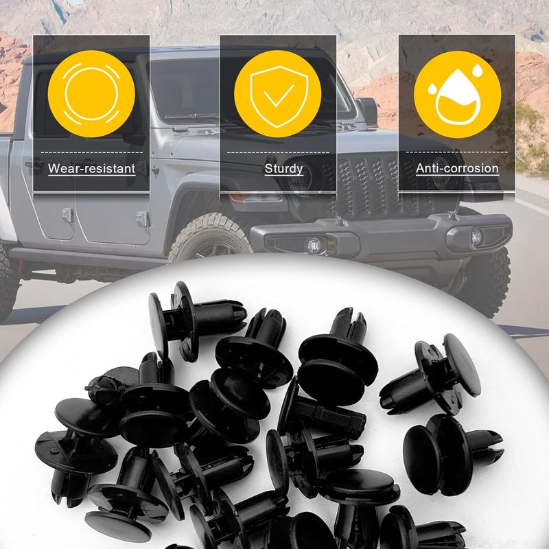 NTNEV 20PCS Push-Type Retainer Clip Fastener for Hyundai Kia - Image 3