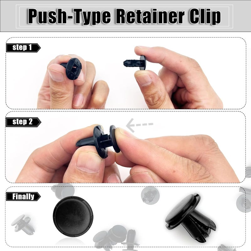 NTNEV 20PCS Push-Type Retainer Clip Fastener for Hyundai Kia - Image 4