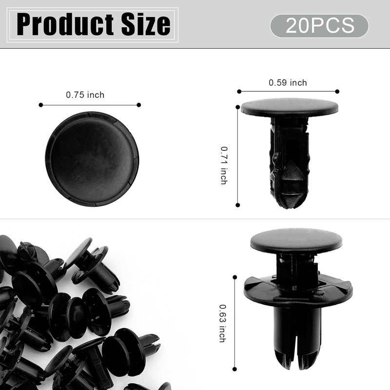 NTNEV 20PCS Push-Type Retainer Clip Fastener for Hyundai Kia - Image 2