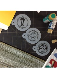 Designer Stencils Whimsical Halloween Cookie Stencil C974 by Designer Stencils  - Image 3