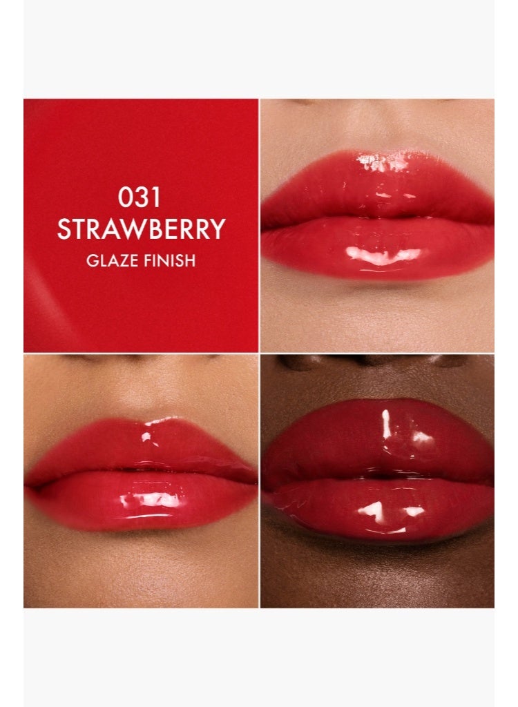 Dior Rouge Dior Addict Lip Glow Oil 031 STRAWBERRY - Image 3