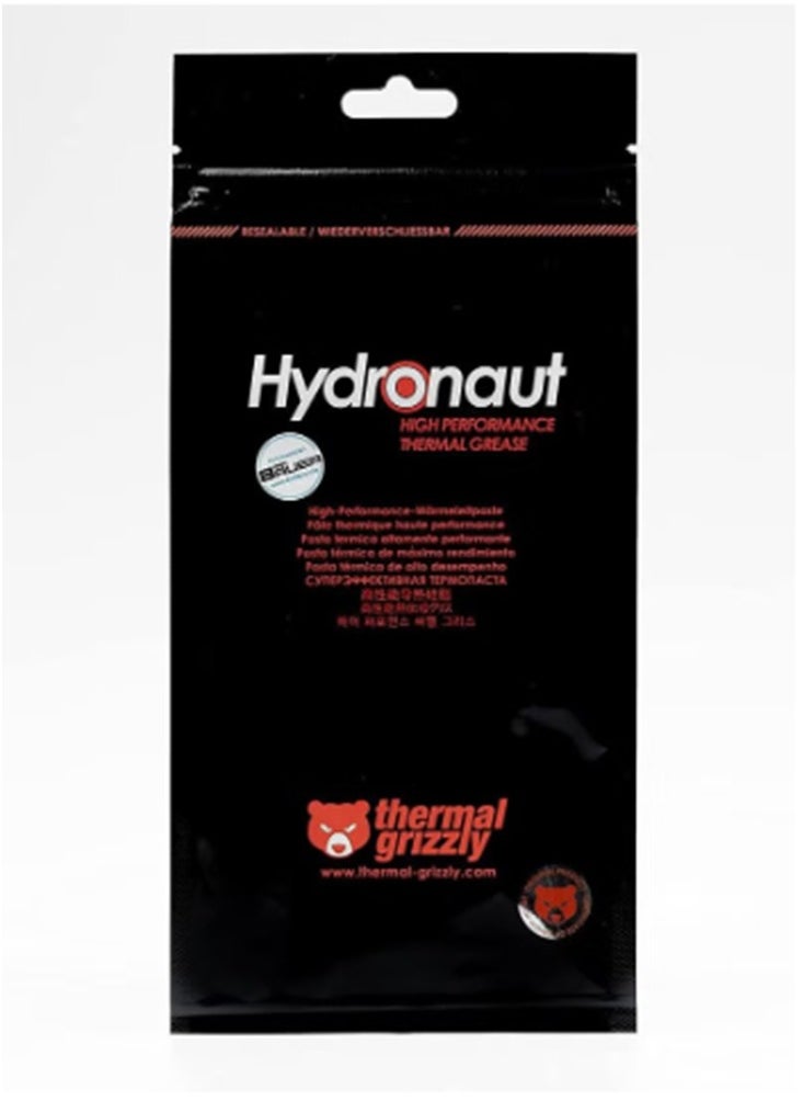 Thermal Grizzly - Hydronaut (3.9 Gram) HIGH PERFORMANCE THERMAL PASTE GREASE - Good Thermal Conductivity - No curing - High Long-term stability - Image 1