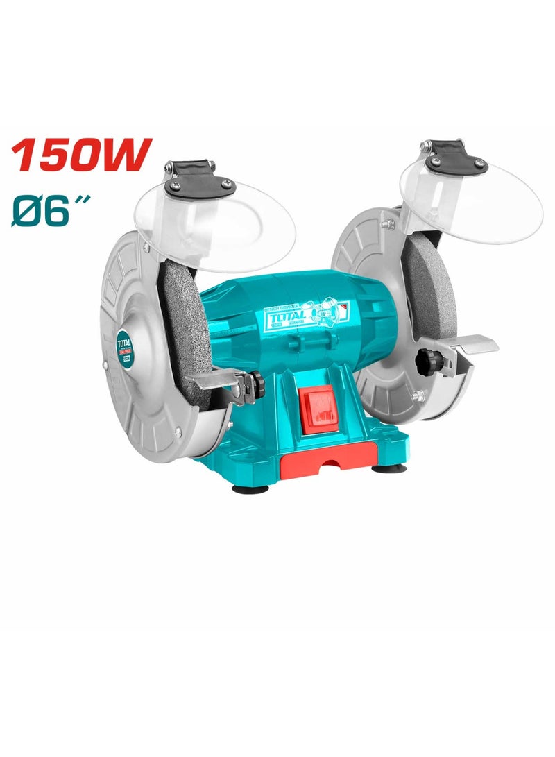 TOTAL Bench grinder 150W / Wheel 150 mm - Image 2