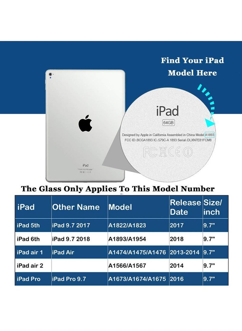 طبقة من الزجاج المقسى HD كريستال شفاف سهل التركيب مقاوم للخدش صلابة 9H لجهاز iPad Air/Air 2 / iPad Pro 9.7 (2016) واقي شاشة من الزجاج المقسى لجهاز iPad Air/Air 2 / iPad Pro 9.7 (2016) - Image 3