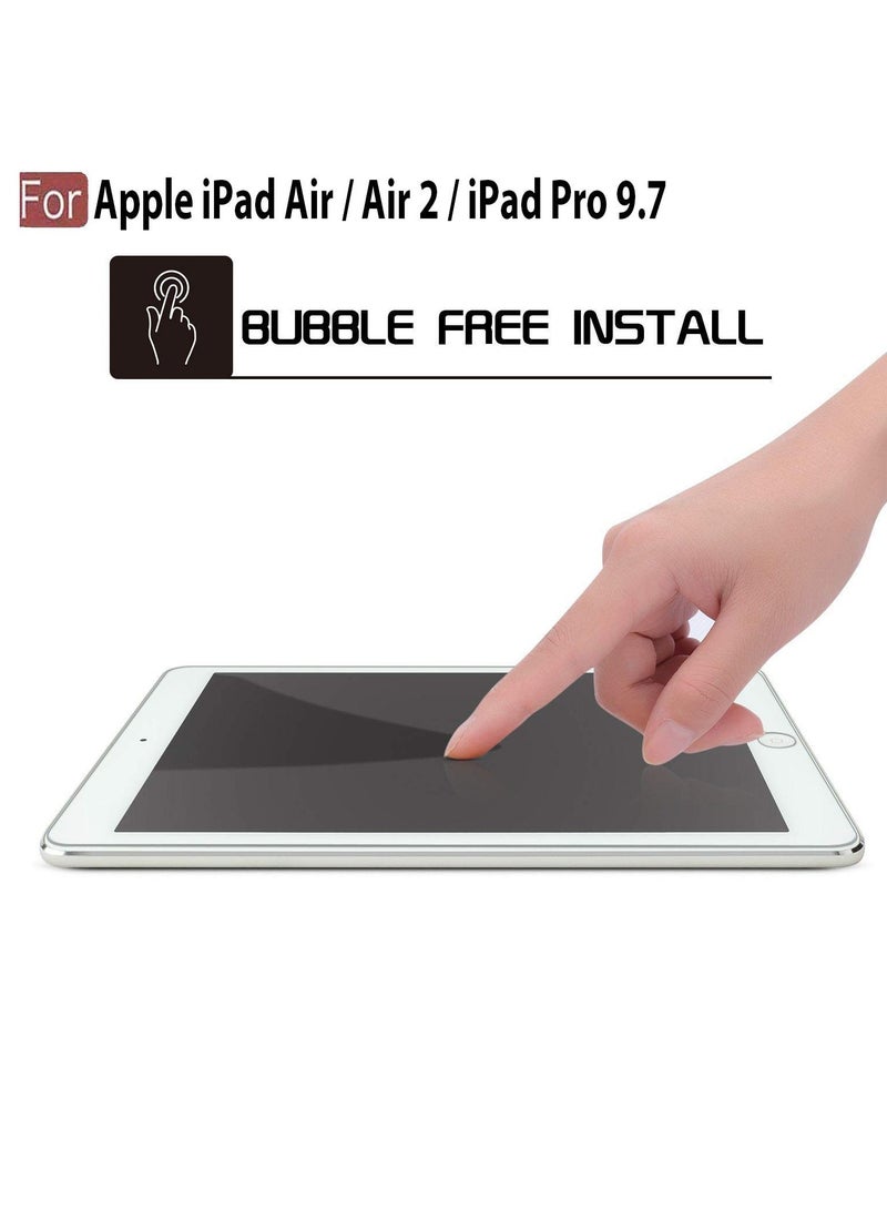 طبقة من الزجاج المقسى HD كريستال شفاف سهل التركيب مقاوم للخدش صلابة 9H لجهاز iPad Air/Air 2 / iPad Pro 9.7 (2016) واقي شاشة من الزجاج المقسى لجهاز iPad Air/Air 2 / iPad Pro 9.7 (2016) - Image 4