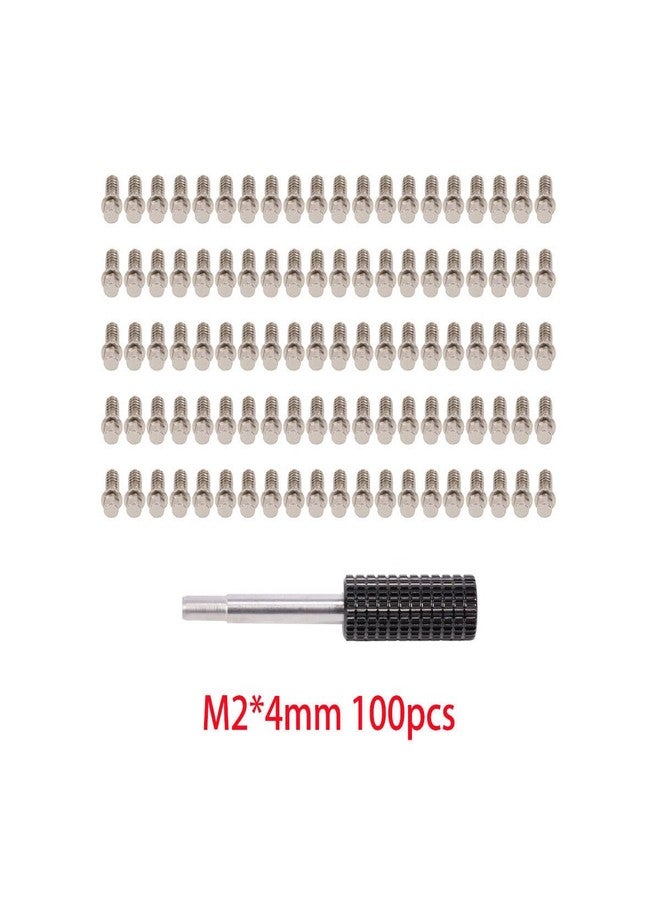 YSKMLOLP 100pcs M2 M3 Steel Scale Beadlock Ring Screws 1.9 2.2 Wheel Rims for 1/10 RC Crawler Car TRX4 Axial SCX10 AXI03007 VS4-10 LCG (M2 4mm) - Image 2