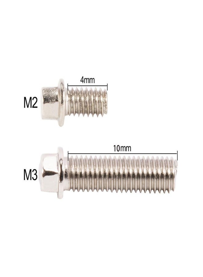 YSKMLOLP 100pcs M2 M3 Steel Scale Beadlock Ring Screws 1.9 2.2 Wheel Rims for 1/10 RC Crawler Car TRX4 Axial SCX10 AXI03007 VS4-10 LCG (M2 4mm) - Image 3