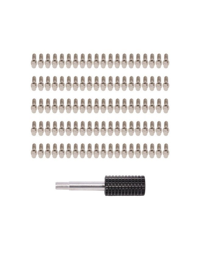 YSKMLOLP 100pcs M2 M3 Steel Scale Beadlock Ring Screws 1.9 2.2 Wheel Rims for 1/10 RC Crawler Car TRX4 Axial SCX10 AXI03007 VS4-10 LCG (M2 4mm) - Image 1