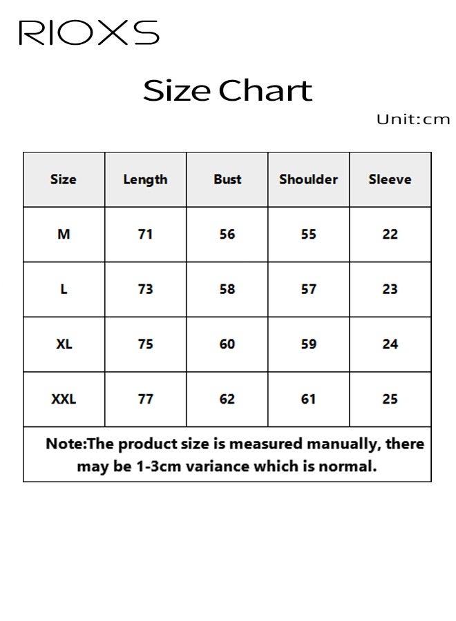RIOXS Unisex T-Shirt, Men's And Women's Loose Fit T Shirt, Heavyweight Short-Sleeve Top, Comfy Pocket Shirts For Daily Leisure/ Office/ School/ Shopping, Crewneck Shirts For Women And Men - Image 5